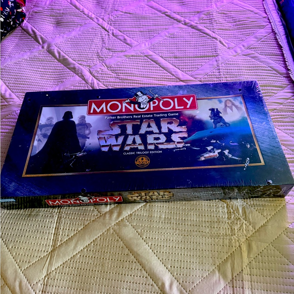 Star Wars Classic Trilogy Collector Edition Monopoly Board Game NEW Unopened Box